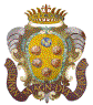 Lo stemma dell'Opificio delle Pietre Dure di Firenze
